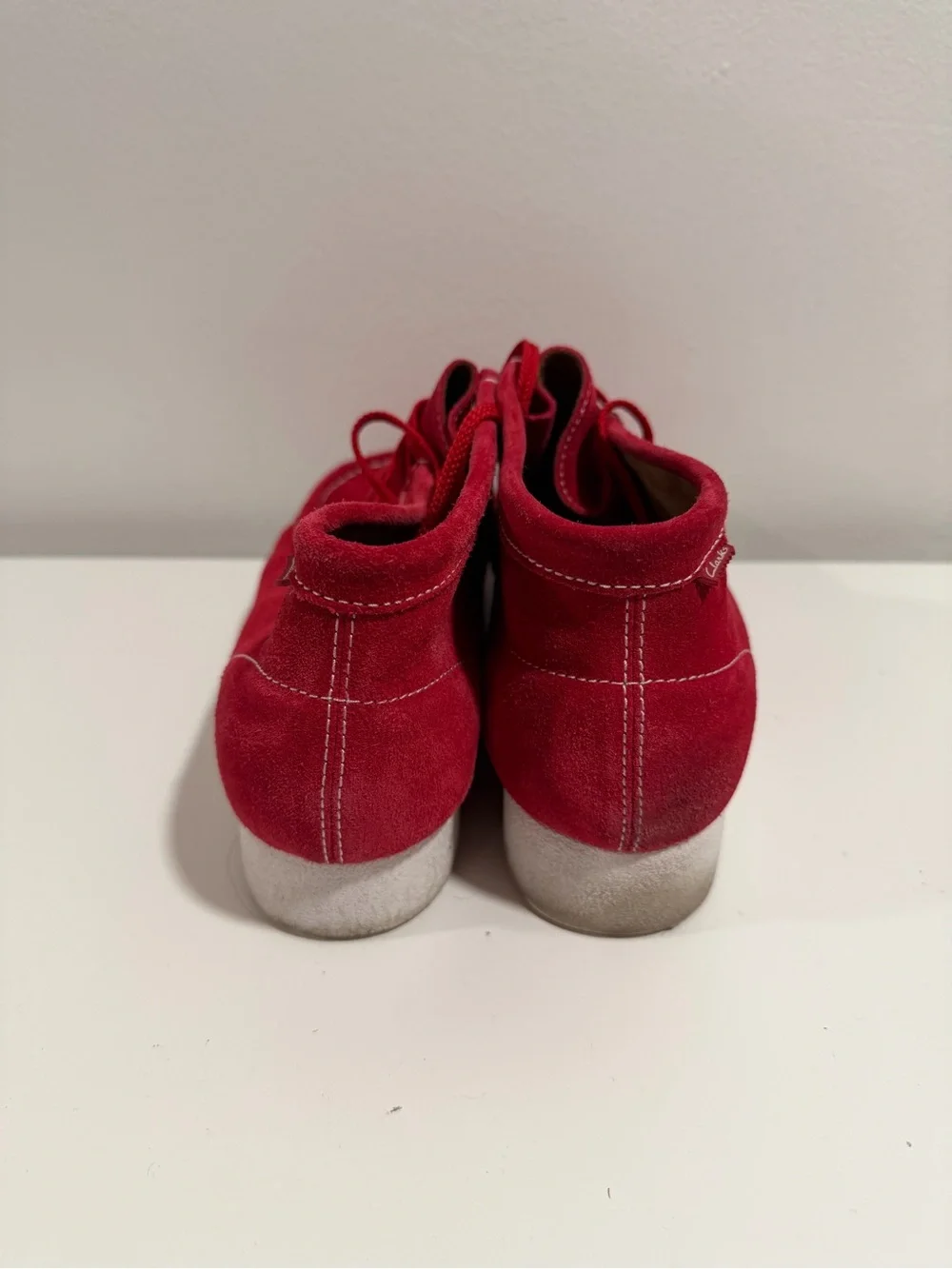 Clarks Padmore Men’s Red Suede Wallabee Boot